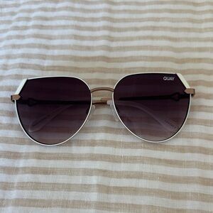 Quay Australia Gold and Black Sunglasses